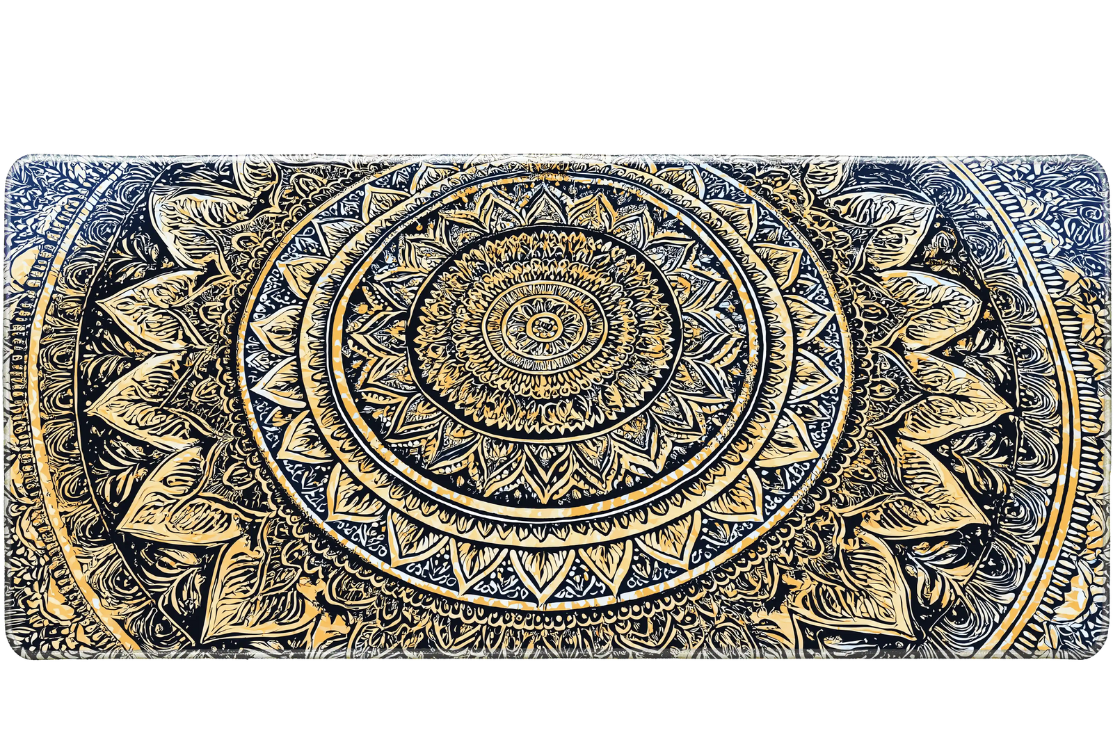 Pattern 90x40cm custom desk mat, washable surface – PrintMyPad