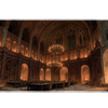 Gothic Great Hall Desk Mat | Firelight Chandeliers artwork on an extended desk mat with gothic great hall design