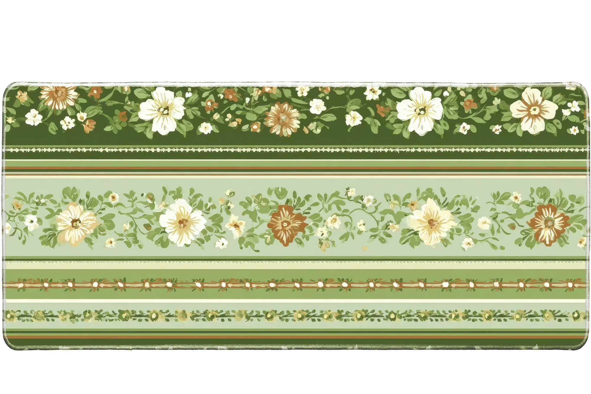 Pattern 36x16in custom desk mat, stitched edge – Print My Pad