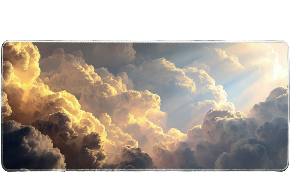 Landscape 900x400mm custom mousemat, non-slip rubber – PrintMyPad