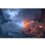 Fantasy 36x16in custom mouse mat, non-slip rubber – Print My Pad