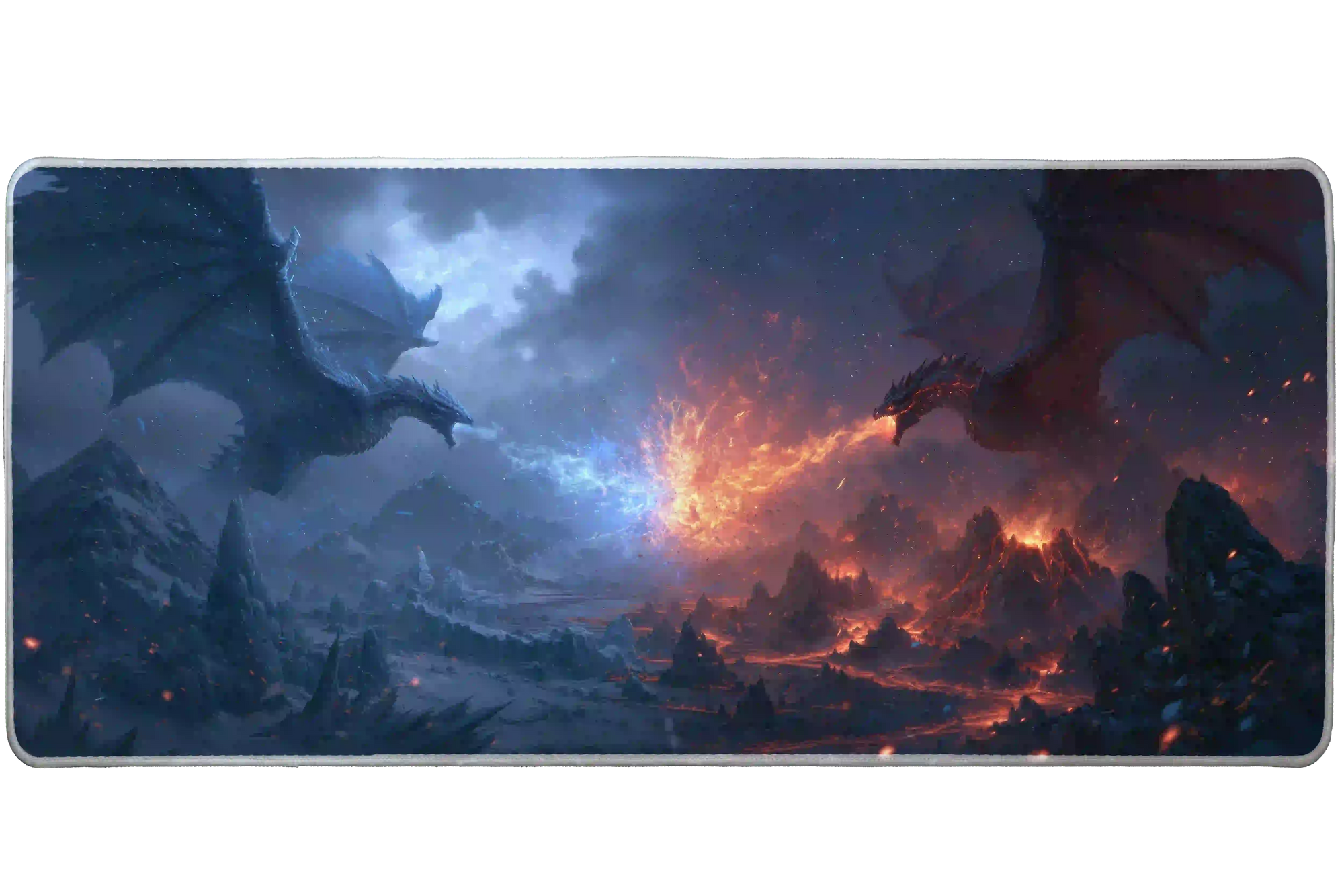Fantasy 36x16in custom mouse mat, non-slip rubber – Print My Pad