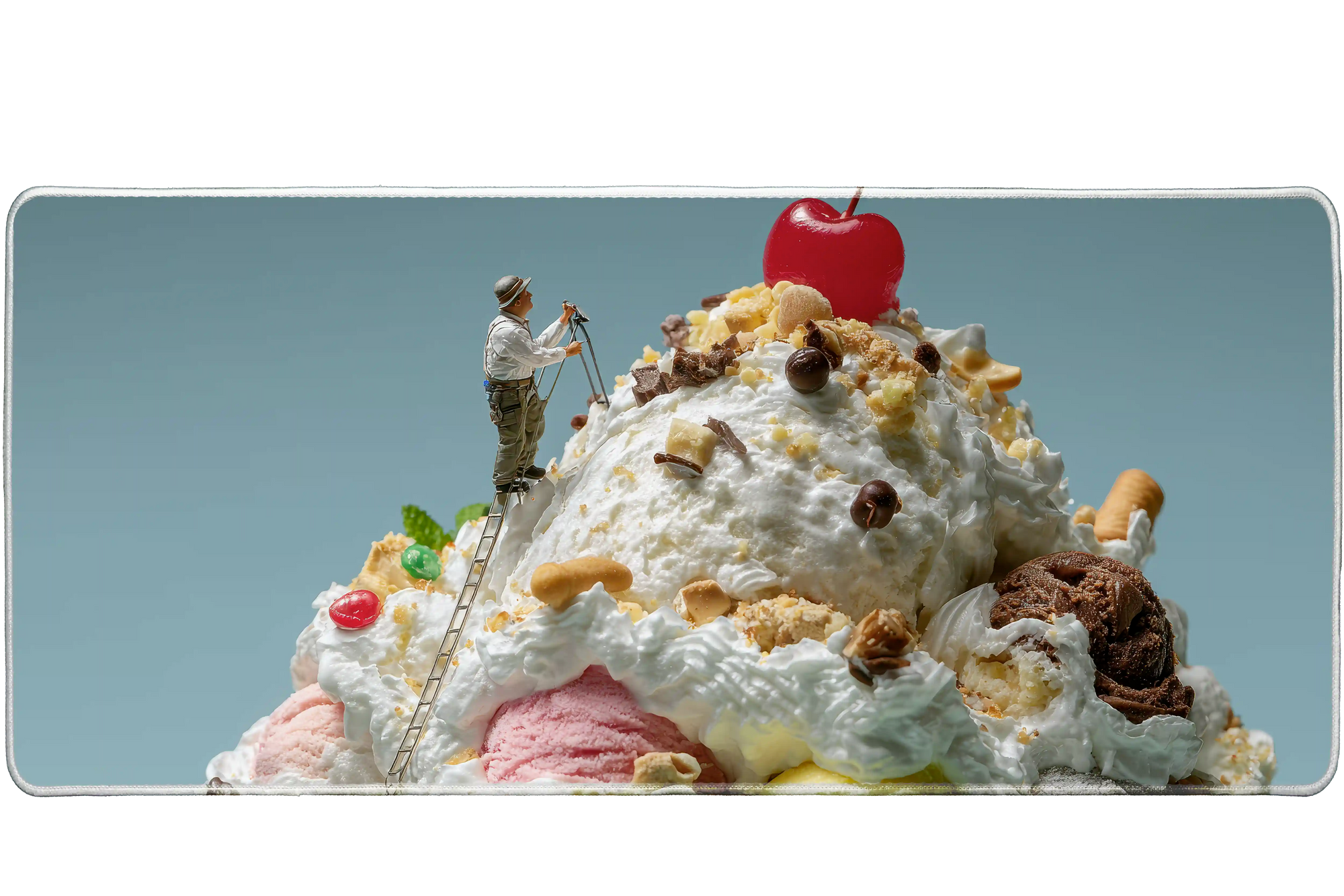 Anime 36x16in custom mouse pad, washable fabric – Print My Pad