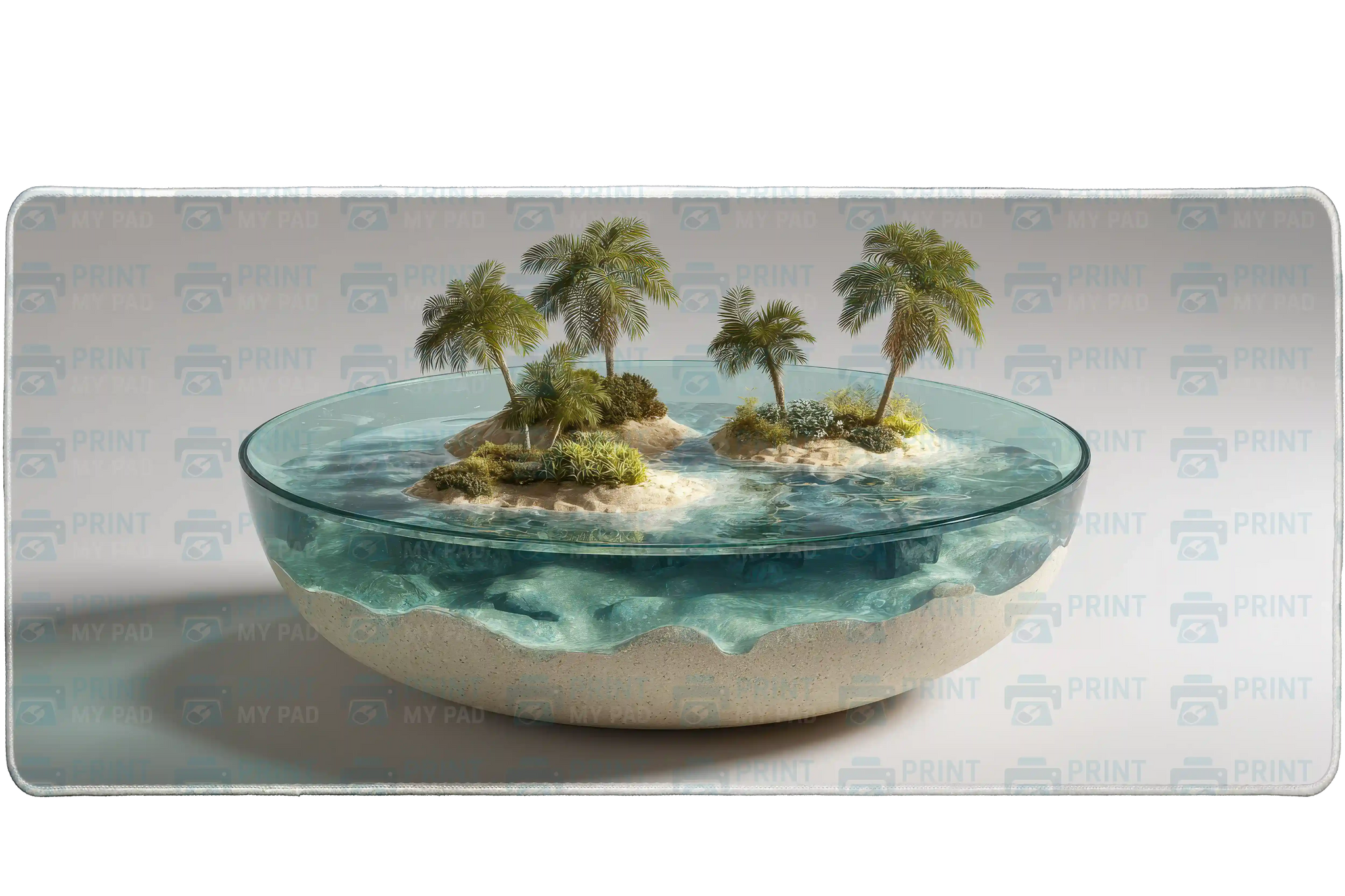 Abstract 90x40cm custom desk mat, washable smooth surface – Print My Pad