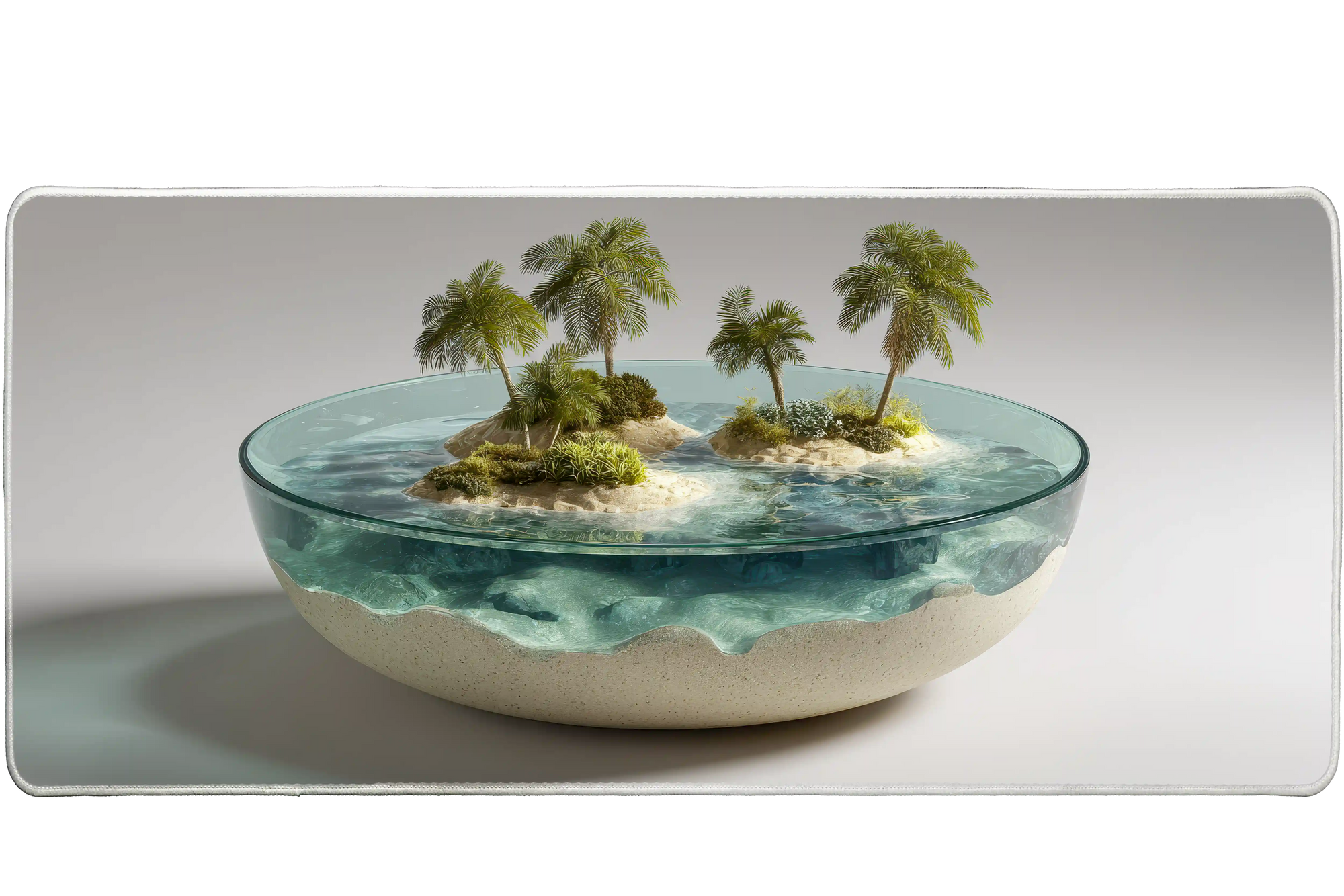 Abstract 90x40cm custom desk mat, washable smooth surface – Print My Pad