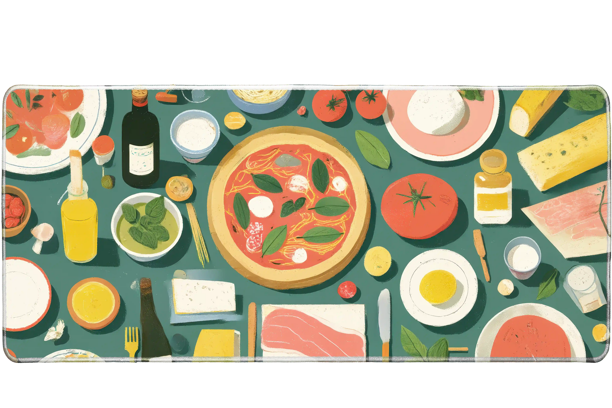 Anime 36x16in custom desk mat, stitched edge – PrintMyPad