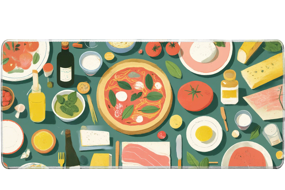 Anime 36x16in custom desk mat, stitched edge – PrintMyPad