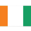 Country 36x16in custom desk pad, stitched edge Ivory Coast flag – PrintMyPad