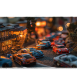 Cars 90x40cm custom desk mat, non-slip rubber base – Print My Pad