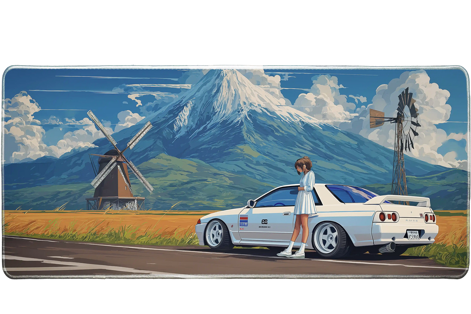 Anime 36x16in custom mousemat, stitched edge – PrintMyPad