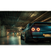 Cars 36x16in custom desk mat, non-slip rubber – PrintMyPad