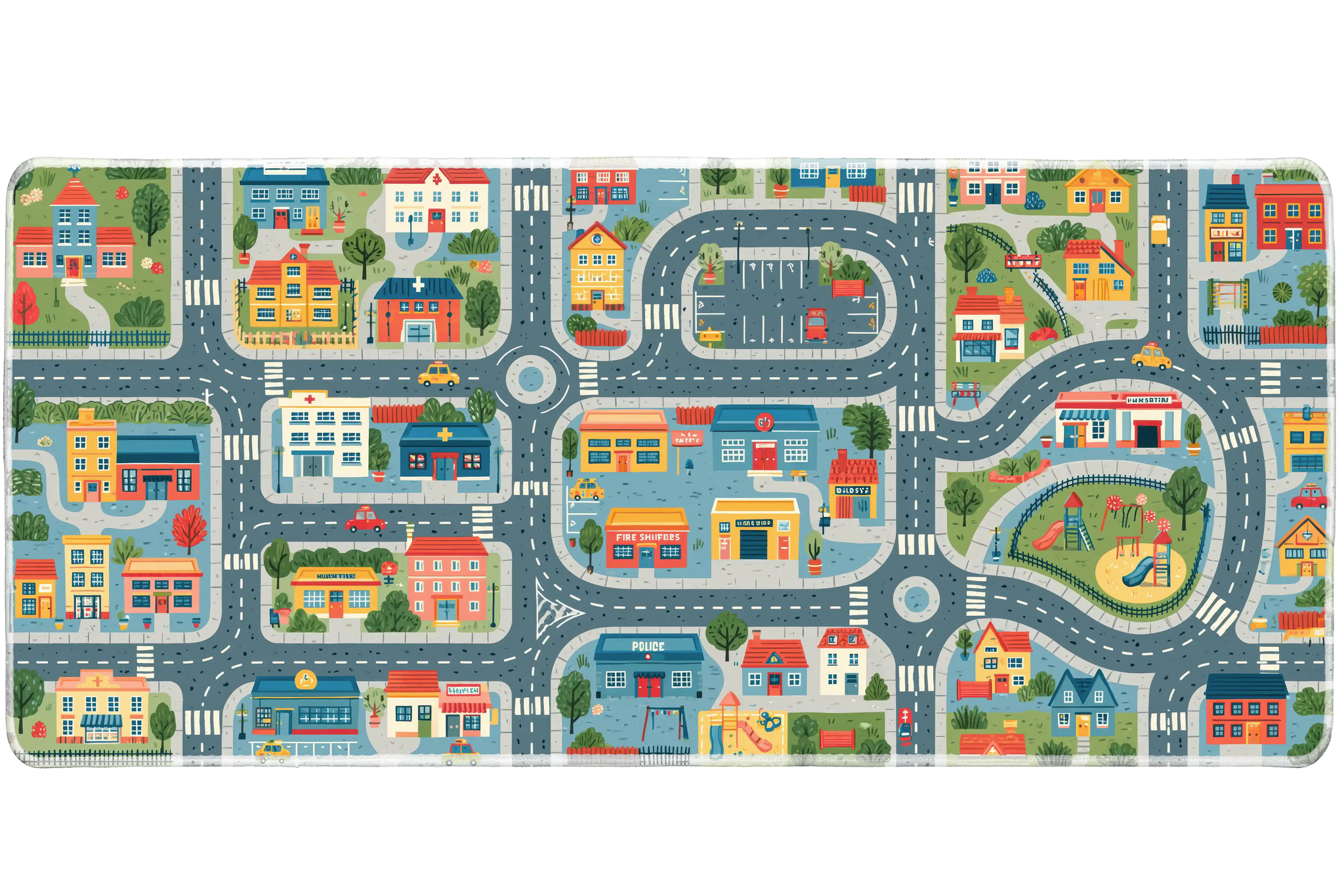 Pattern 900x400mm custom playmat desk mat, non-slip rubber – PrintMyPad