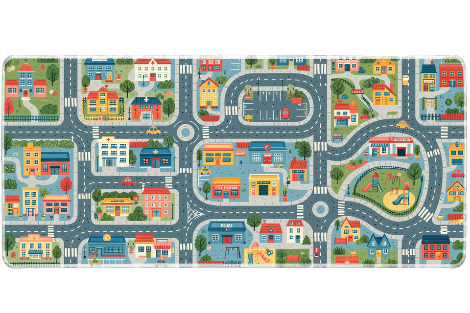 Pattern 900x400mm custom playmat desk mat, non-slip rubber – PrintMyPad
