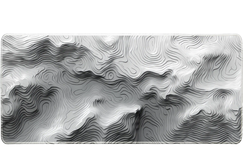 Abstract 36x16in custom deskpad, non-slip rubber – Print My Pad
