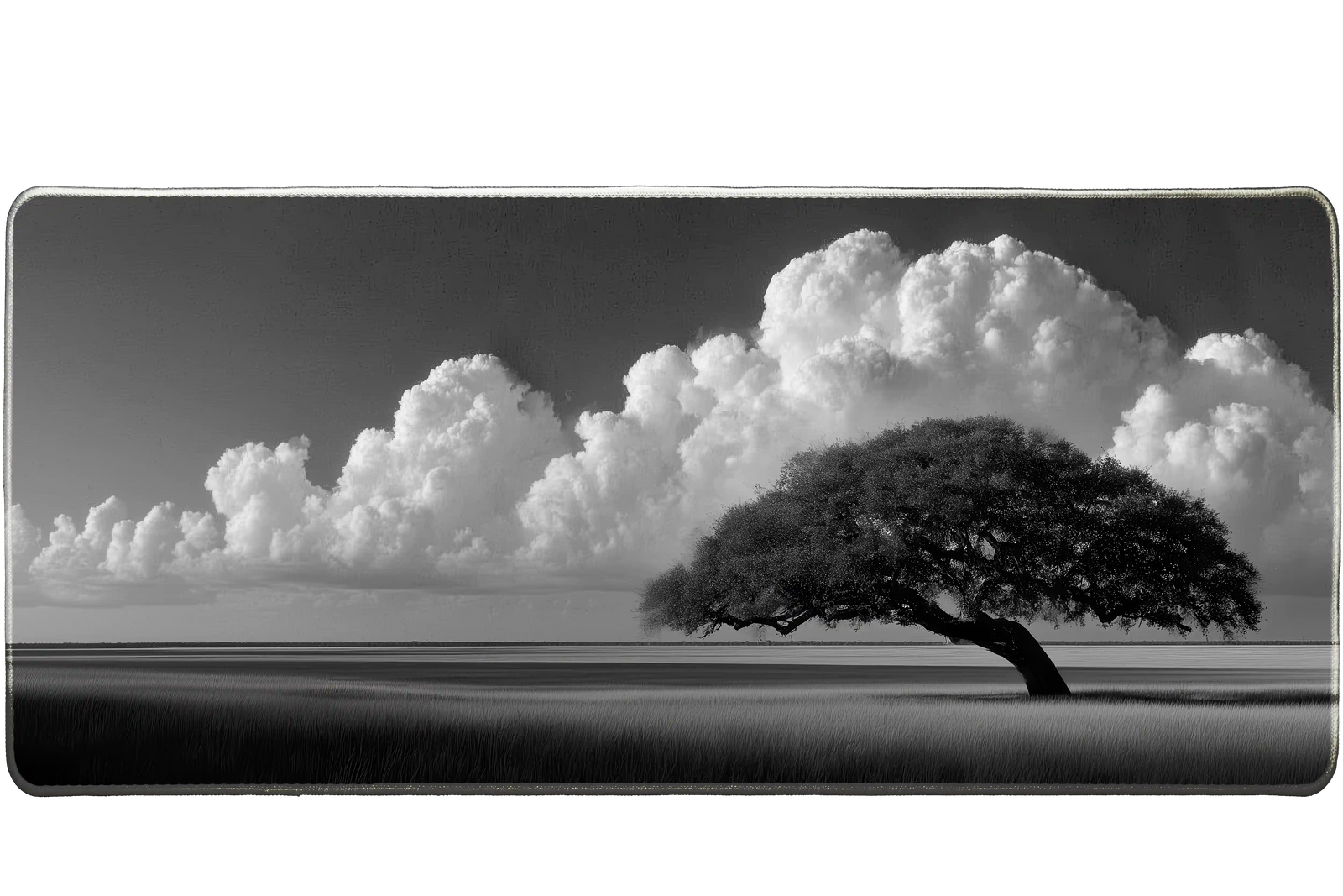 Landscape 90x40cm custom desk mat, non-slip rubber – Print My Pad