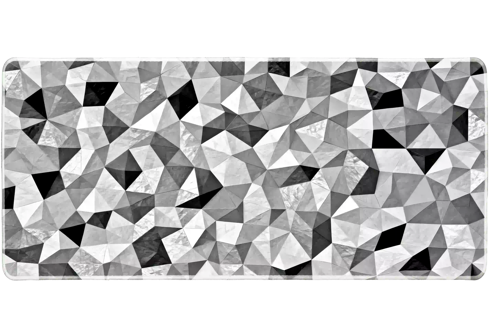 Abstract 36x16in custom desk mat, stitched edge – Print My Pad