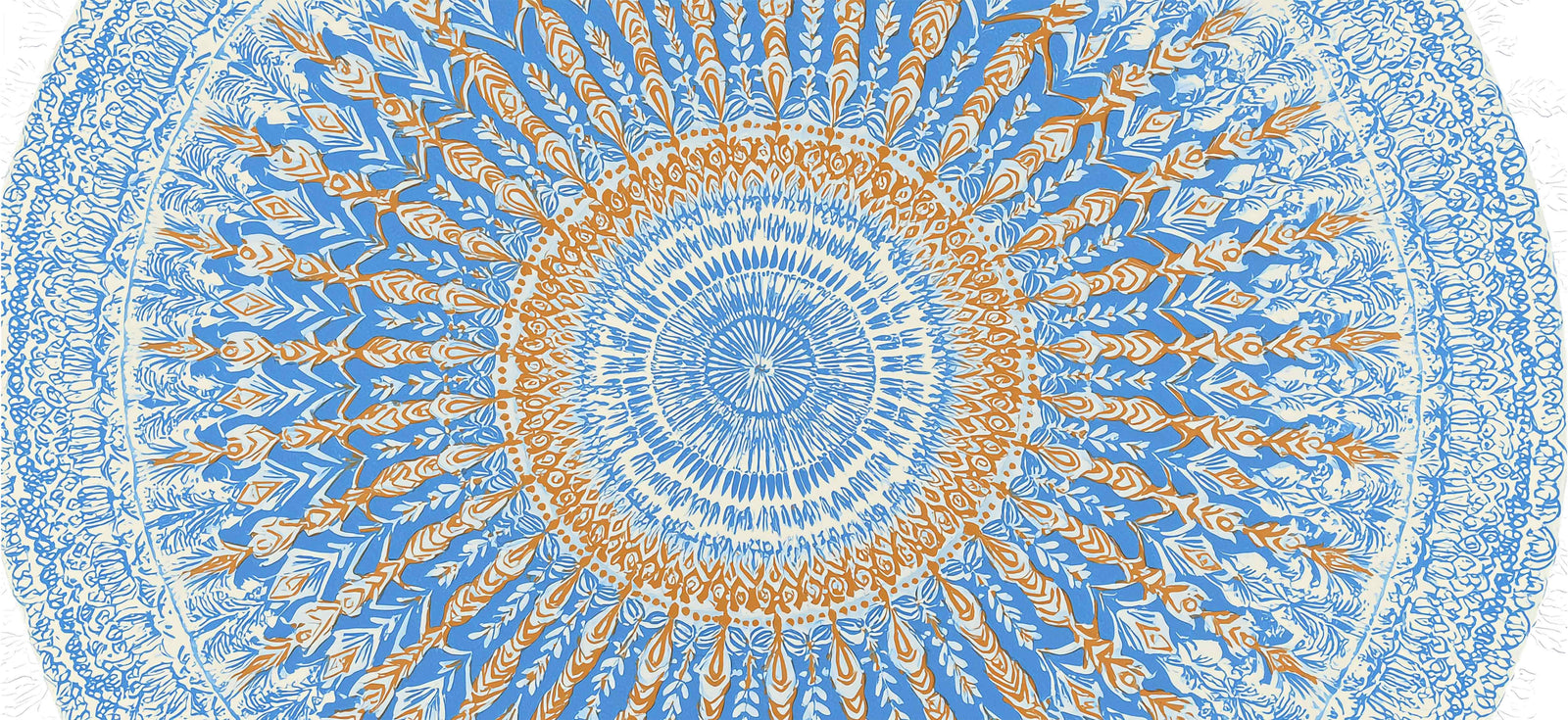 Pattern 36x16in custom desk mat, stitched edge – PrintMyPad