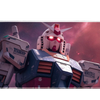 Anime 36x16in custom desk mat featuring mecha robot under starry sky, non-slip base – PrintMyPad