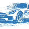 Cars 90x40cm custom desk mat, washable surface – Print My Pad