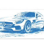 Cars 90x40cm custom desk mat, washable surface – Print My Pad