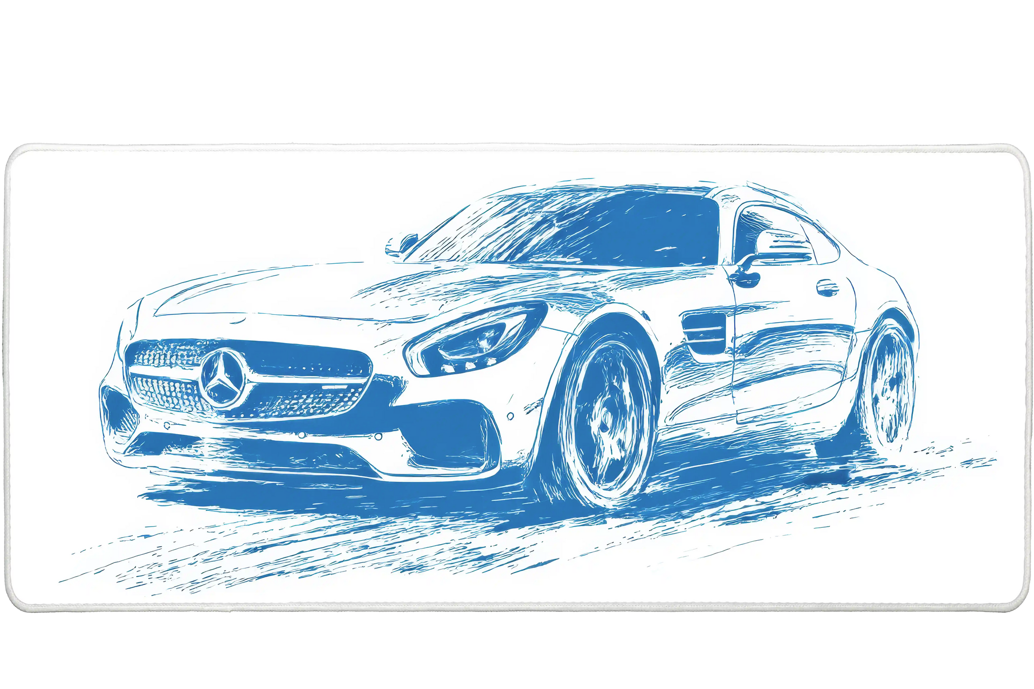 Cars 90x40cm custom desk mat, washable surface – Print My Pad