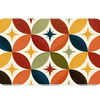 Mid-Century Geometric desk mat artwork in a wide product view
