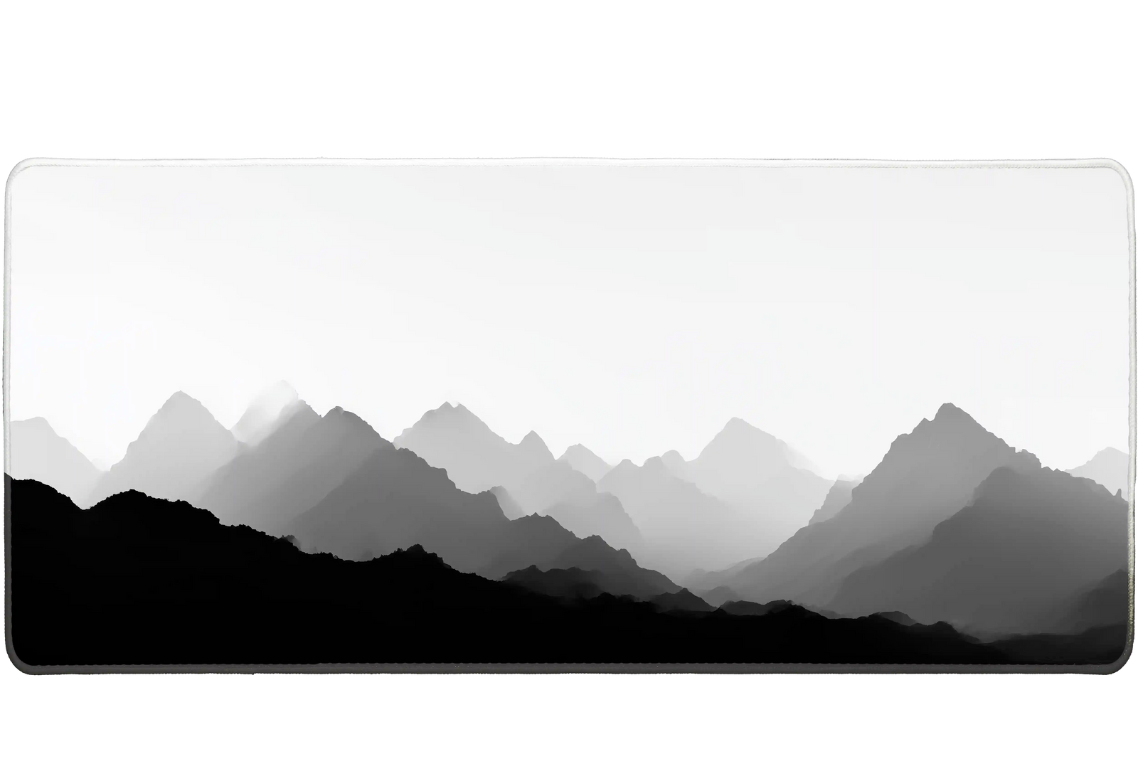 Abstract 36x16in custom desk mat, stitched edge – Print My Pad