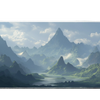 Landscape 36x16in avatar custom desk mat, stitched edge – PrintMyPad
