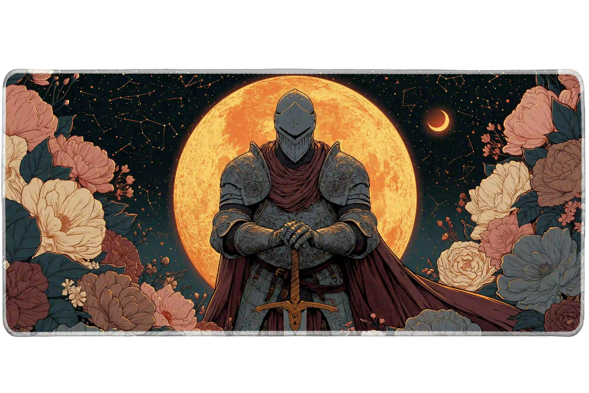 Fantasy 900x400mm custom mouse mat, non-slip base – PrintMyPad
