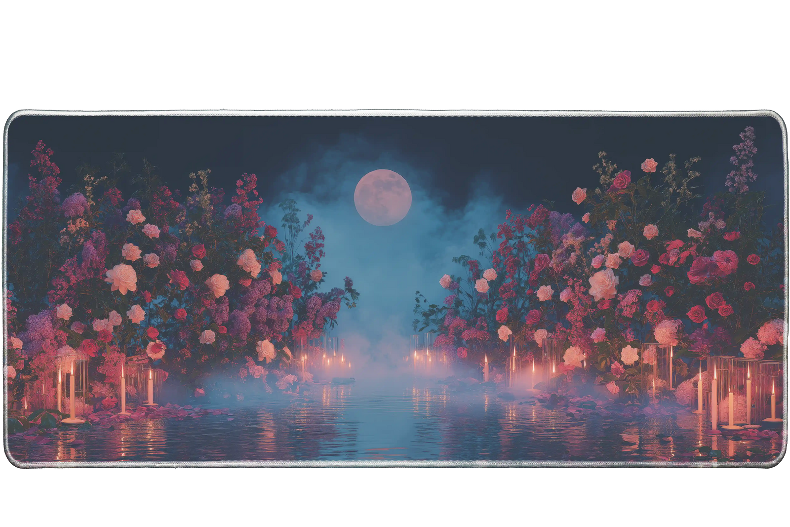 Fantasy 36x16in custom mouse pad, stitched edge – PrintMyPad