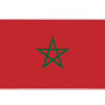 Country 36x16in custom desk mat, stitched edge Morocco flag – PrintMyPad