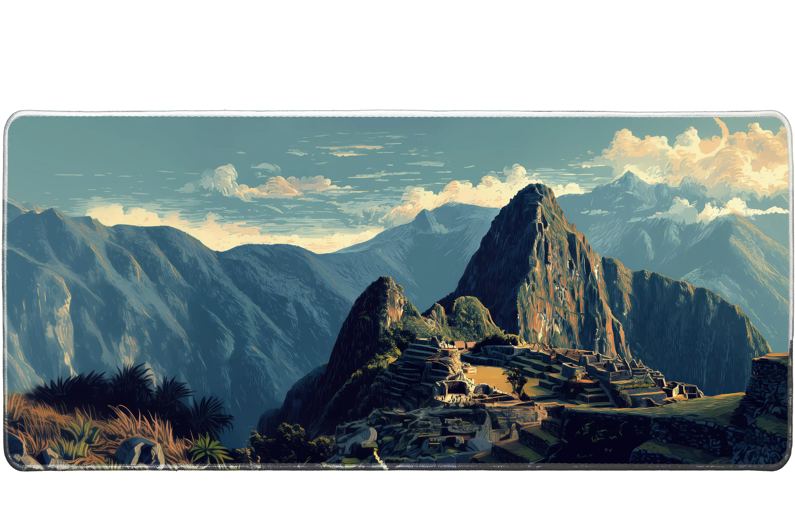 Landscape 90x40cm custom desk mat, washable surface – Print My Pad