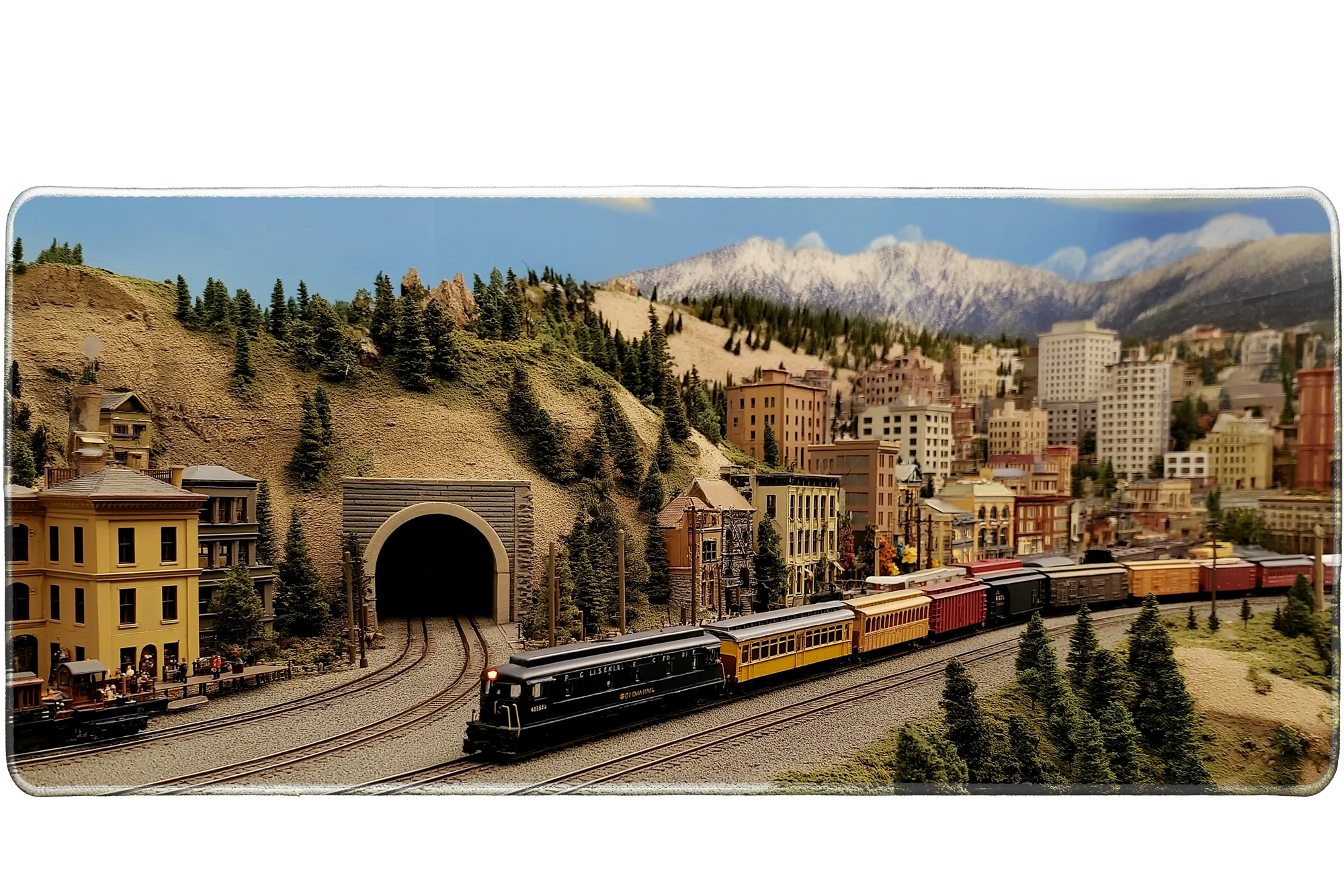 Landscape 90x40cm custom deskmat, washable fabric surface – Print My Pad