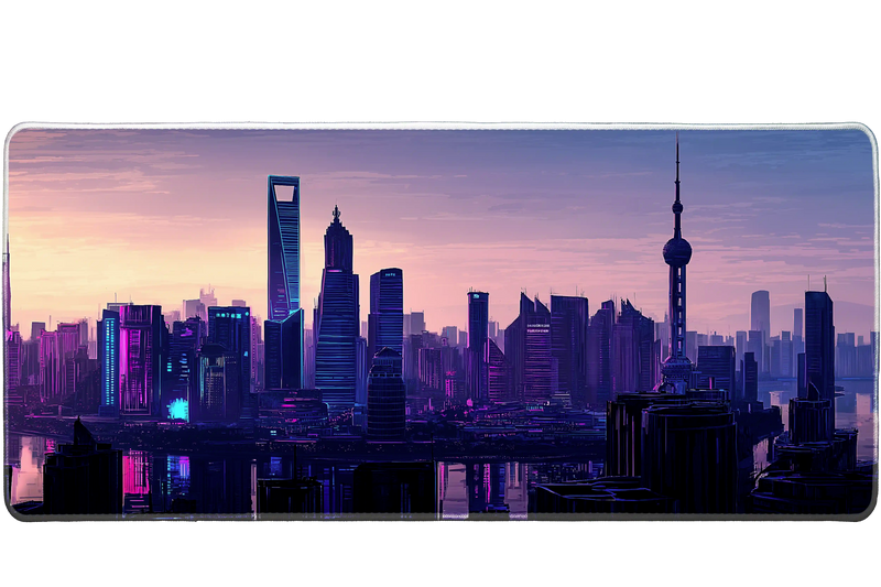 Landscape 900x400mm custom desk mat, non-slip rubber – Print My Pad