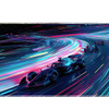 Cars 36x16in custom mousemat, stitched edge – Print My Pad