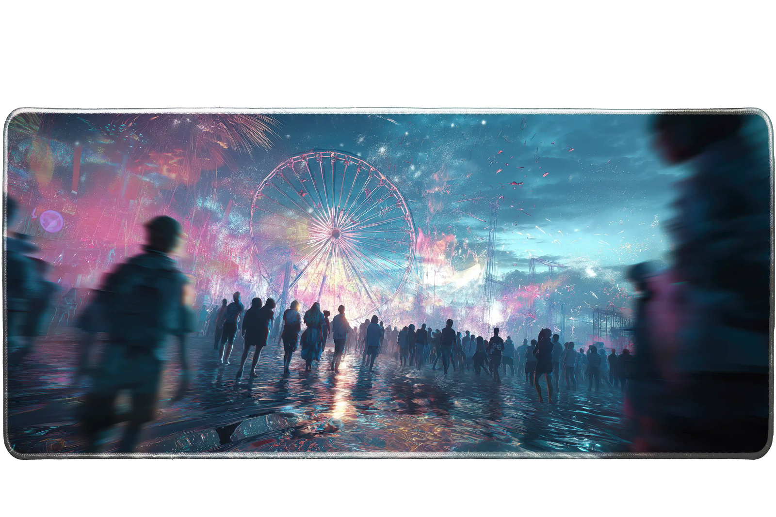 Aesthetic 90x40cm custom desk mat, washable surface – Print My Pad