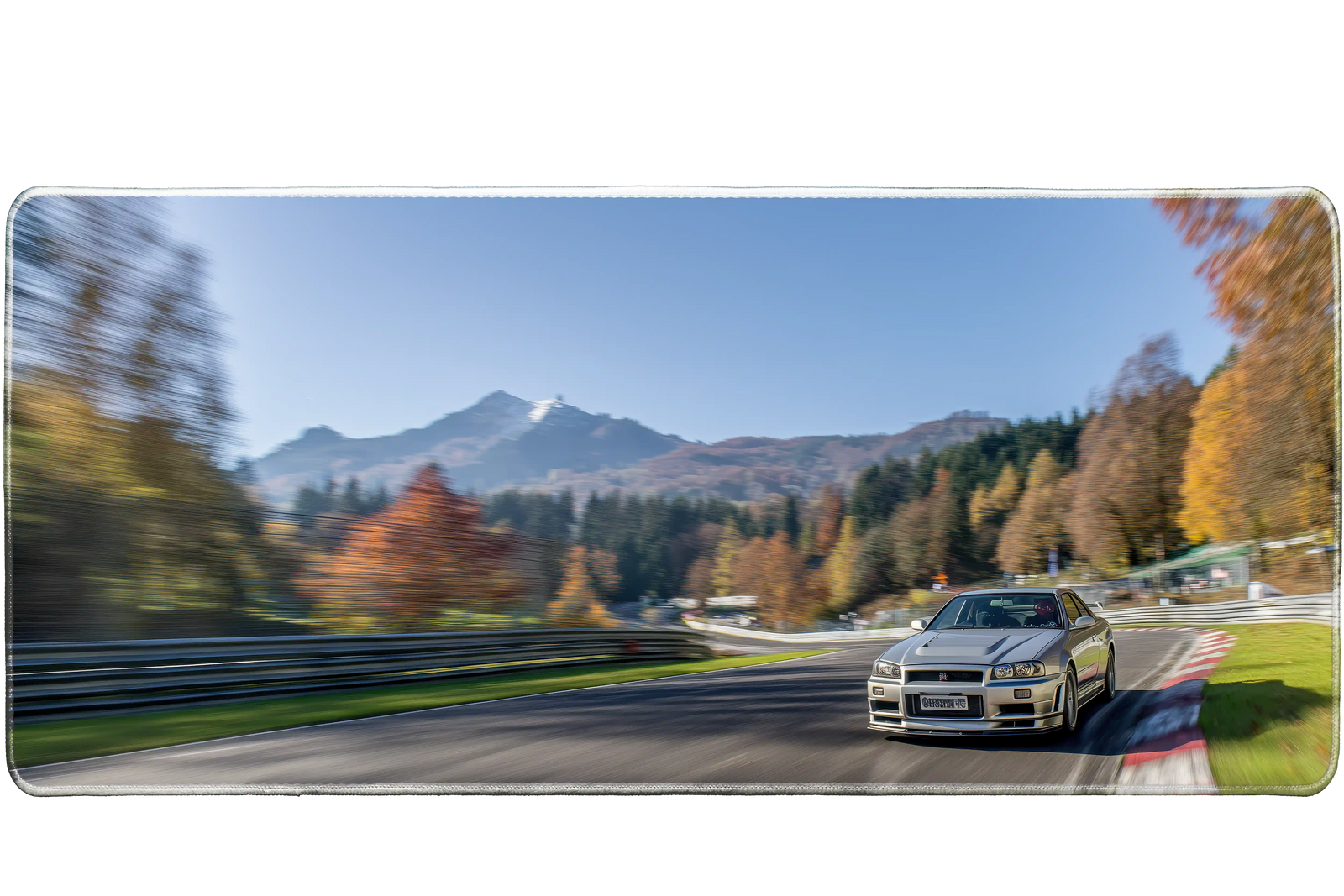 Cars 36x16in custom desk mat, non-slip rubber – Print My Pad