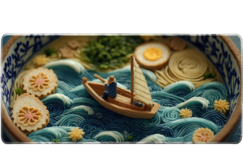 Anime 36x16in custom mouse pad, stitched edge – PrintMyPad