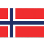 Country 36x16in custom desk pad, stitched edge Norway flag – PrintMyPad
