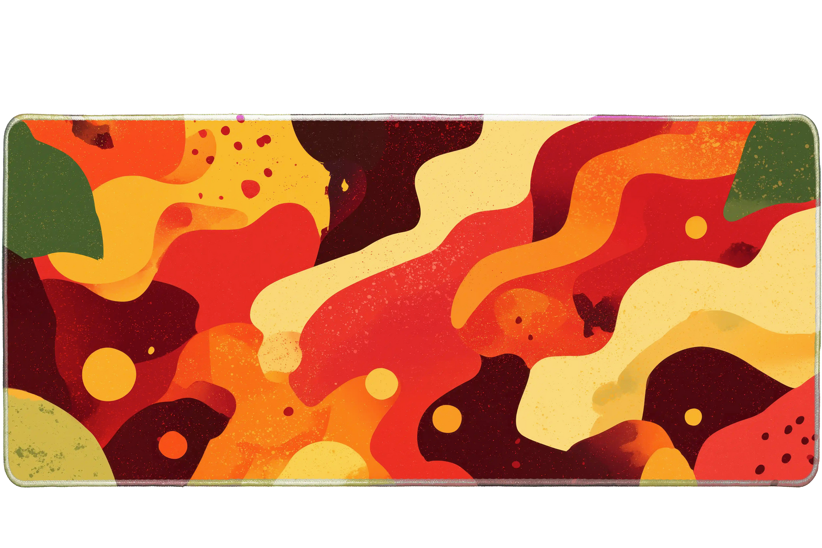 Abstract 36x16in custom mouse pad, stitched edge – PrintMyPad