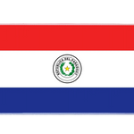 Country 900x400mm custom desk mat, non-slip rubber Paraguay flag – Print My Pad