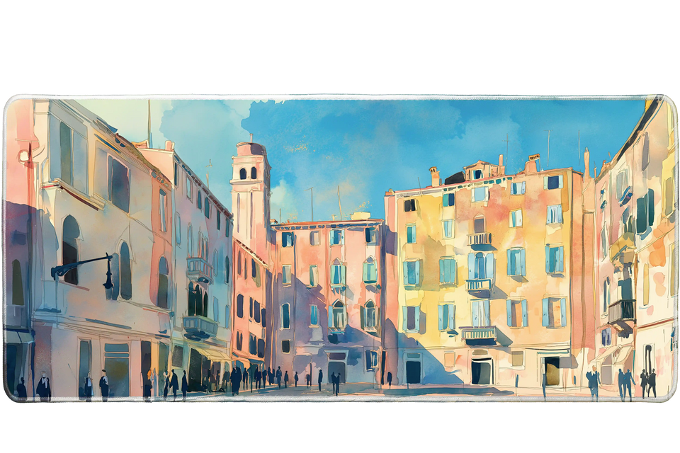 Landscape 36x16in custom mousepad, non-slip rubber – PrintMyPad