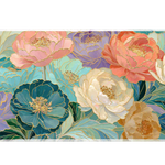 Pattern 36x16in custom desk mat, stitched edge – Print My Pad