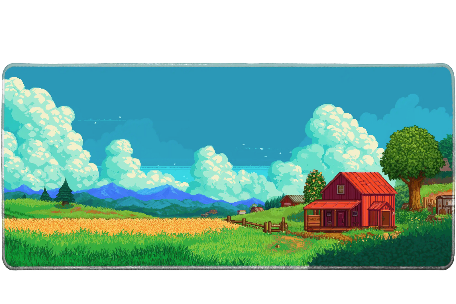 Gaming 90x40cm custom desk mat, non-slip rubber base – Print My Pad