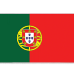 Country 36x16in custom desk pad, stitched edge Portugal flag – Print My Pad