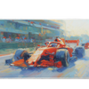 Cars 36x16in custom desk mat, non-slip rubber – Print My Pad