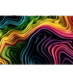 Abstract 900x400mm custom desk mat, stitched edge – Print My Pad