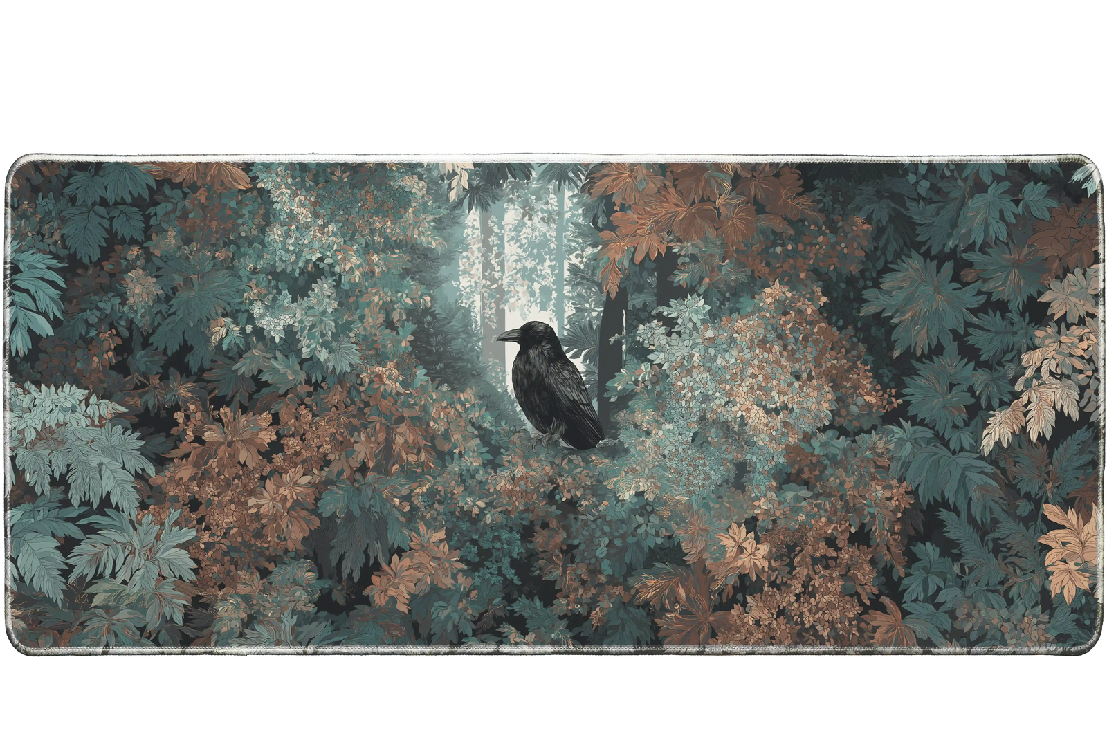 Animals 90x40cm custom desk mat, stitched edge finish – PrintMyPad