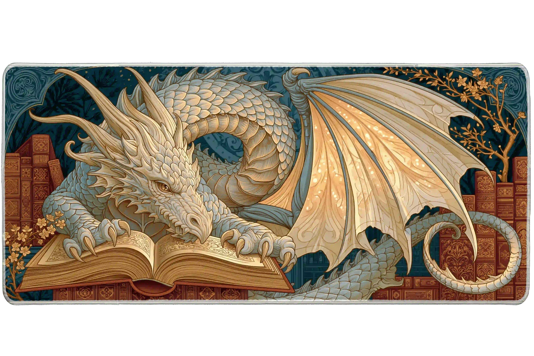 Fantasy 36x16in custom mouse mat, non-slip rubber – Print My Pad
