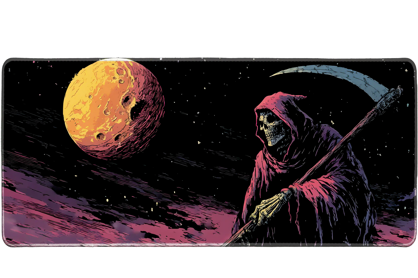 Fantasy 36x16in custom mouse pad, non-slip rubber base – Print My Pad